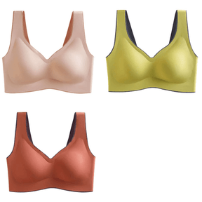 Sutiã Sem Costura Latex Confort / Leve 3 e Pague 2