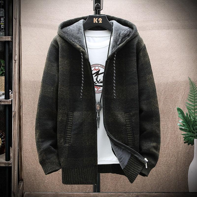 Blusa Masculina com Capuz Flanelada